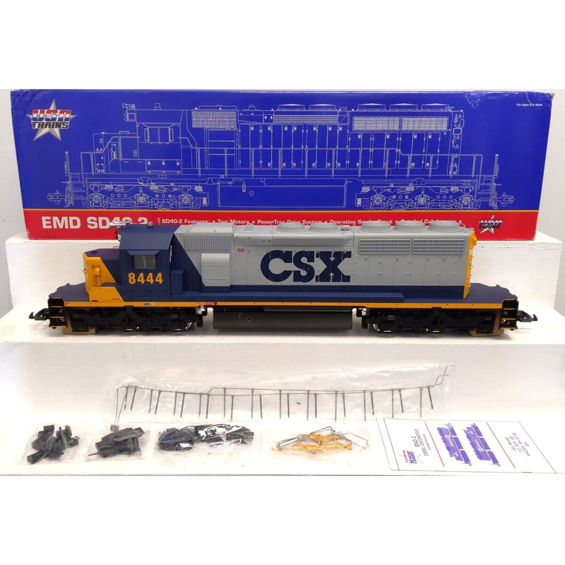 USA Trains R22304 G Scale CSX SD40-2 Diesel Locomotive #8444 LN/Box