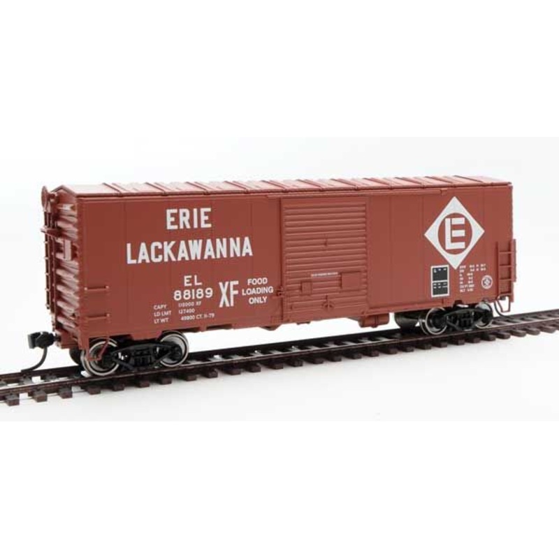 Walthers 910-45002 HO Erie Lackawanna 40′ ACF Modernized Welded Boxcar #88189 LN/Box