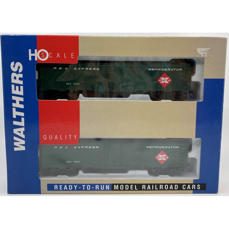 Walthers 932-26242 HO Scale REA Express Reefer (Pack of 2) NIB