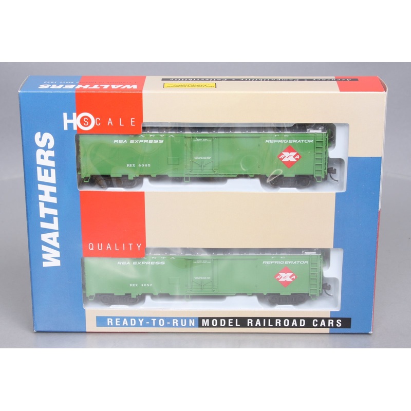 Walthers 932-26244 HO Scale Santa Fe 50′ REA Express Reefers (2 Pack) NIB