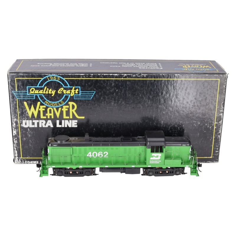 Weaver O Scale Burlington Northern RS-3 Diesel Locomotive #4062 – 2 Rail EX/Box