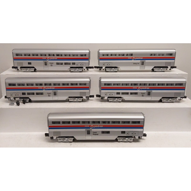 Williams SL60 O Gauge Amtrak 60ft. Superliner 5 Car Set