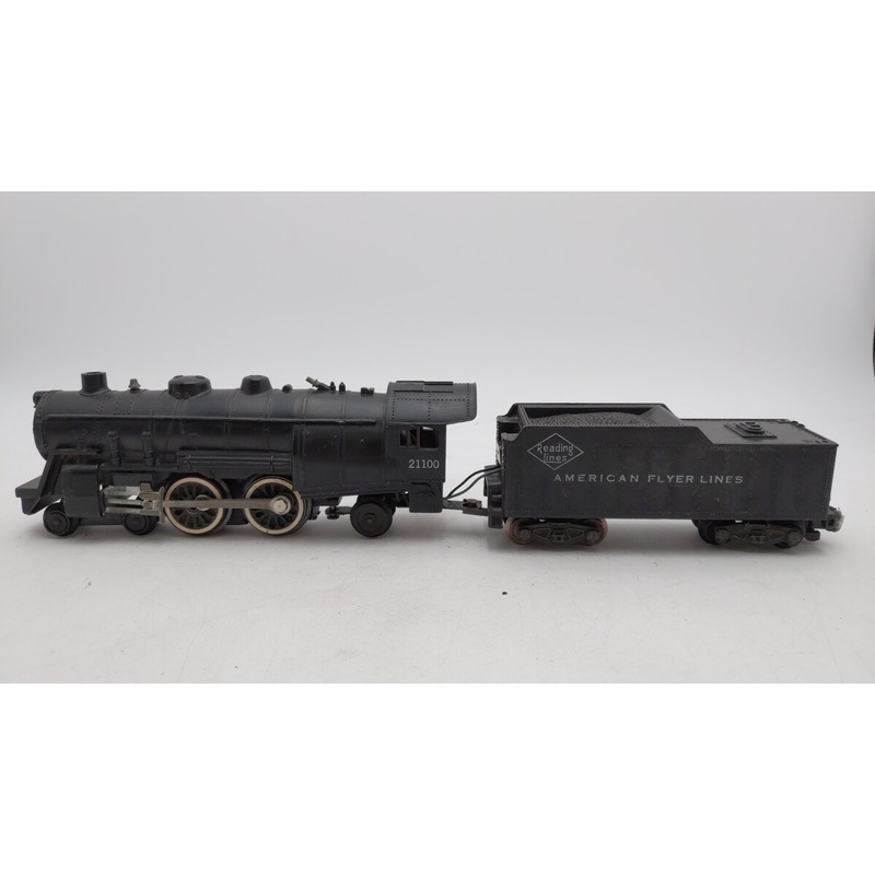 American Flyer 21100 Vintage S 4-4-2 Steam Locomotive & Tender VG