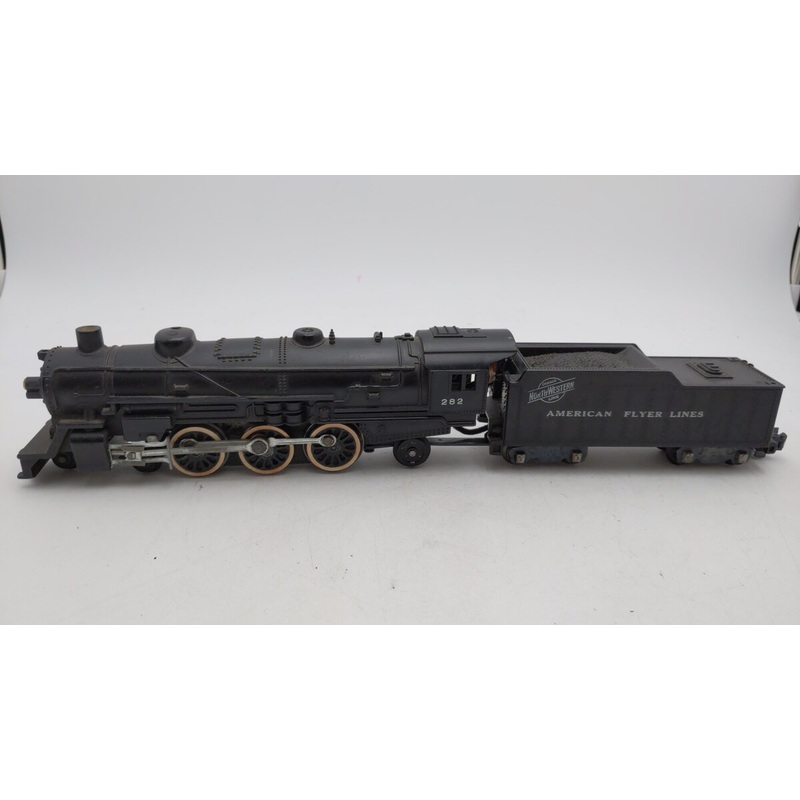 American Flyer 282 Vintage S 4-6-2 Pacific Steam Locomotive & Tender #282 VG