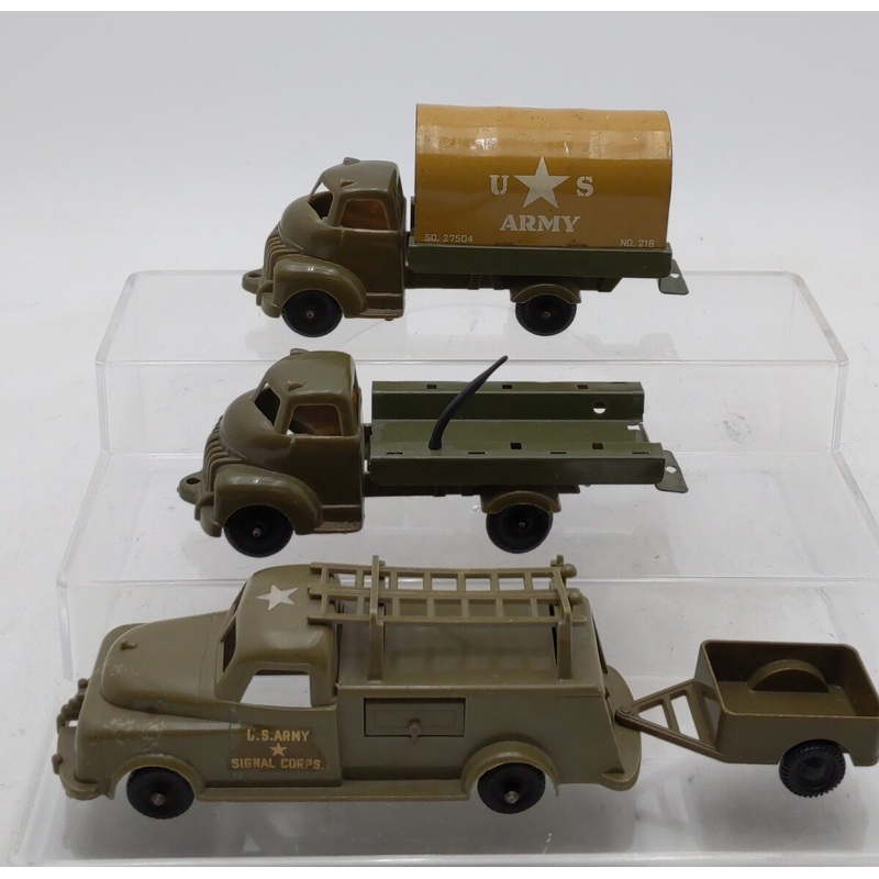 Banner & Ideal Vintage Army Trucks [3] EX
