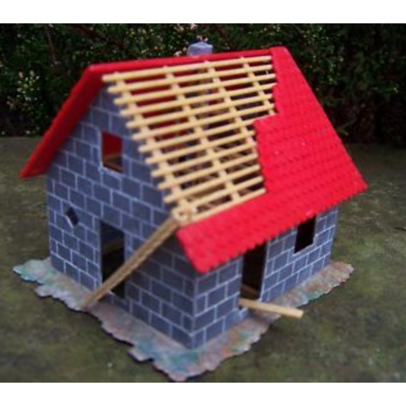 Faller B246 HO House Under Construction Plastic Building Kit