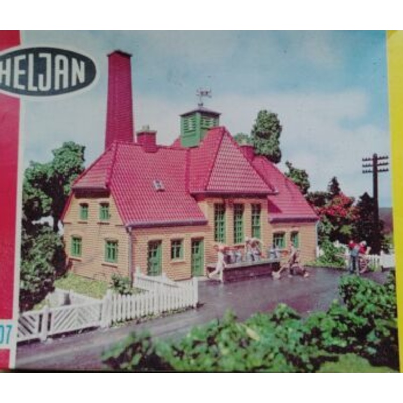 Heljan 207 HO Dairy Plant Plastic Building Kit