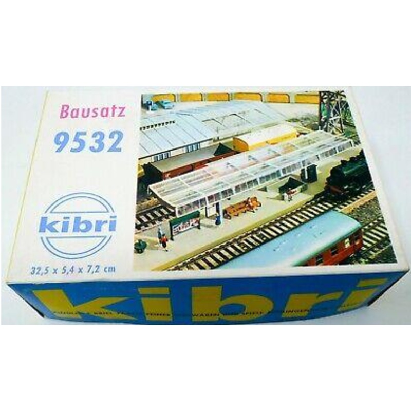 Kibri 9532 HO Passenger Station Platform Plastic Model Building Kit