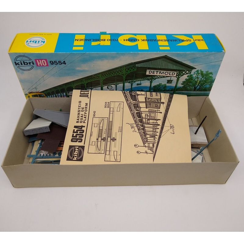 Kibri B-9554 HO Scale Train Loading Platform Building Kit