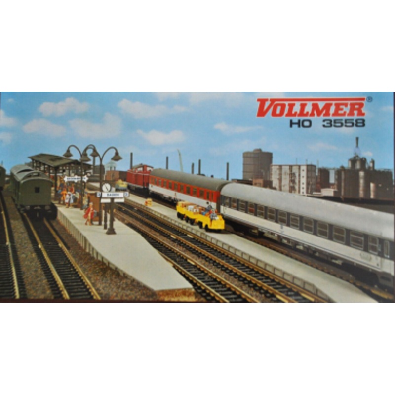 Vollmer 3558 HO Baggage Loading Platform Plastic Building Kit