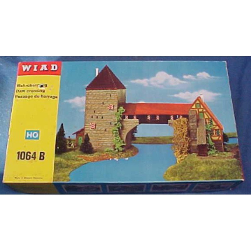Wiad 1064B HO Dam Crossing Plastic Building Kit