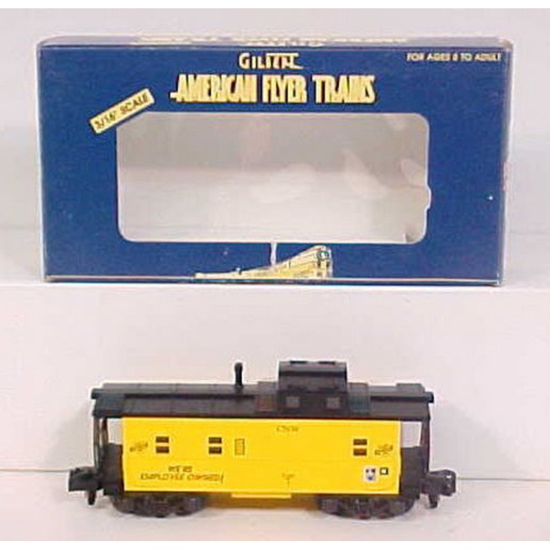 American Flyer 6-48718 S Gauge Chicago & North Western Offset Cupola Caboose EX/Box
