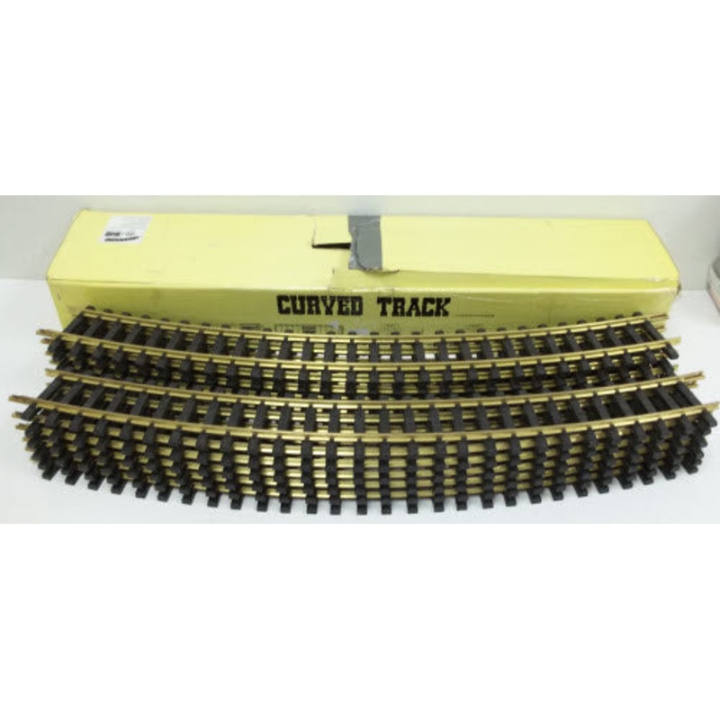 Aristo-Craft 11800 Euro-Style Brass 10 Ft. Diameter Curved Track Sections (12) LN/Box