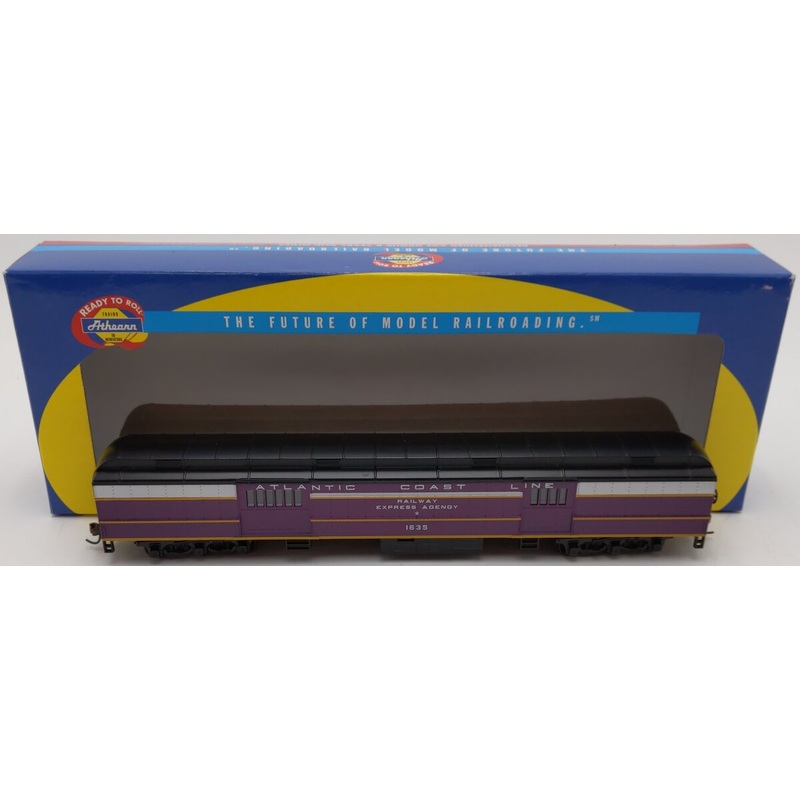 Athearn 7800 HO Atlantic Coast Line Standard Baggage Car #1635 EX/Box