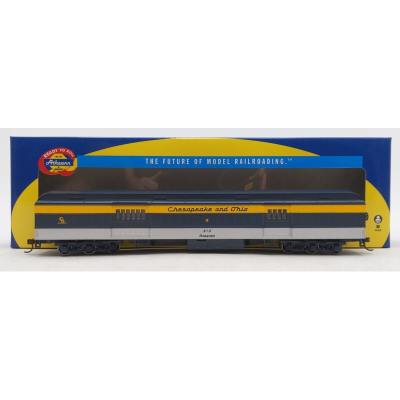 Athearn 79468 HO Chesapeake & Ohio Heavyweight Baggage Ready to Run #313 LN/Box