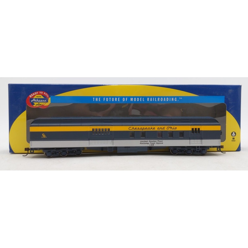 Athearn 79469 HO Chesapeake & Ohio Heavyweight RPO Ready to Run #109 VG/Box