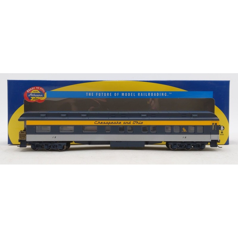 Athearn 79474 HO Chesapeake & Ohio Heavyweight Observation Ready to Run #15 LN/Box
