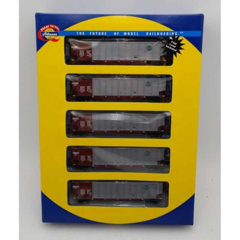 Athearn 93093 HO Burlington Northern Santa Fe Bethgon Coalporters (Pack of 5) LN/Box