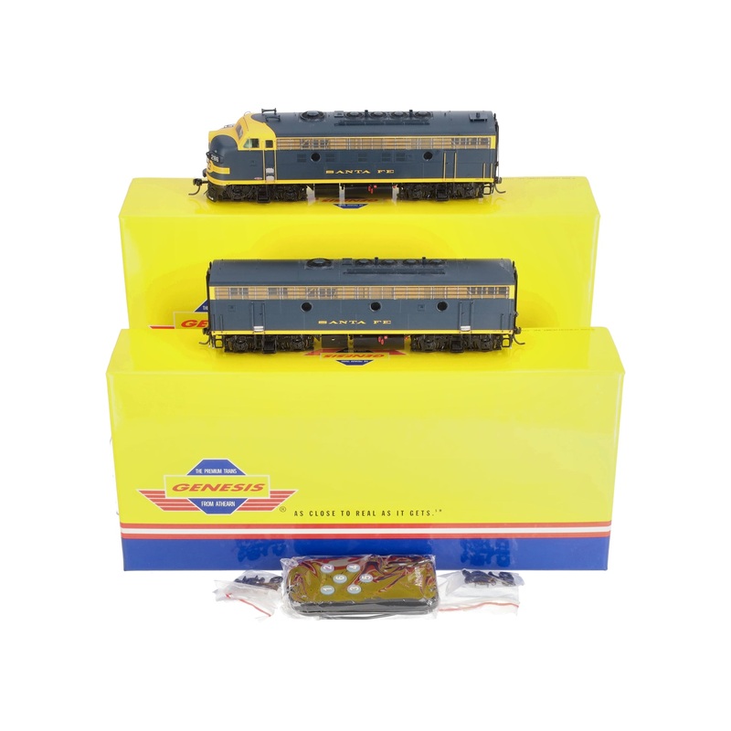 Athearn G22181 HO ATSF Mod F9 A/B Freight Set w/DCC & Sound #286L/#286A NIB