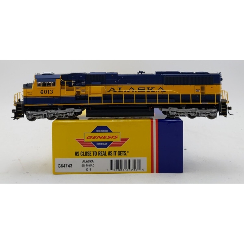 Athearn G64743 HO Scale Alaska SD-70MAC Diesel Locomotive #4013 LN/Box