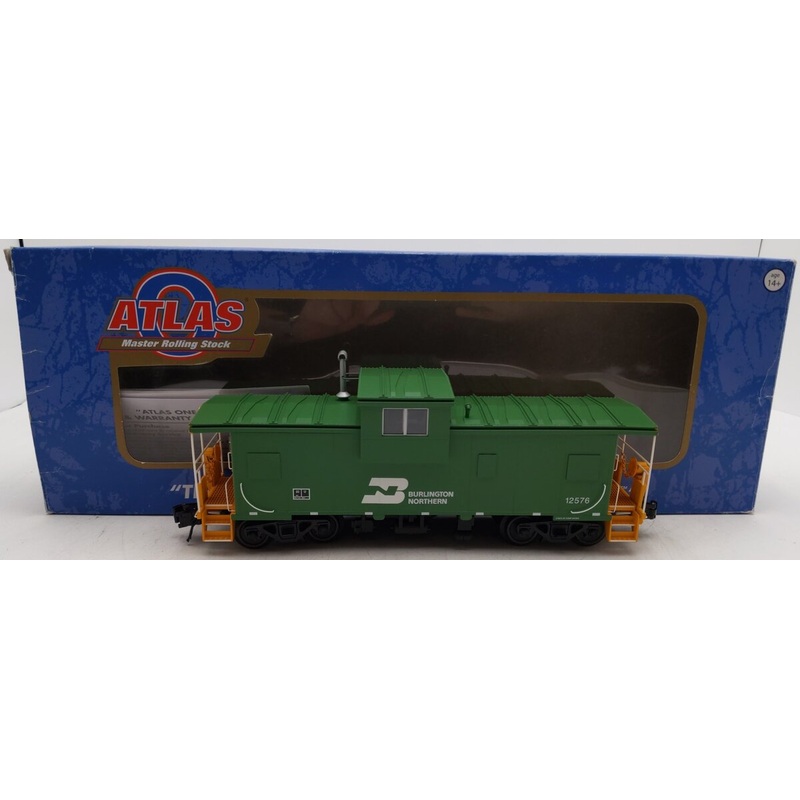 Atlas 3001263-2 O Burlington Northern Extended Vision Caboose #12576 (3 Rail) LN/Box