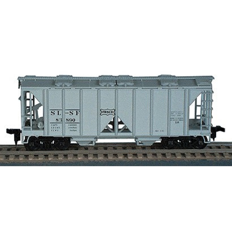 Bowser 55863 HO Frisco SLSF 70 Ton 2-Bay Covered Hopper Kit EX/Box
