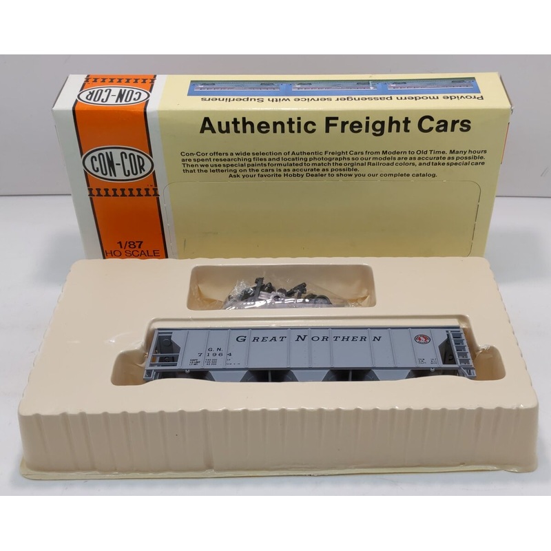 Con-Cor 0001-009528 HO Great Northern PS-2 Covered Hopper Kit #71964 LN/Box