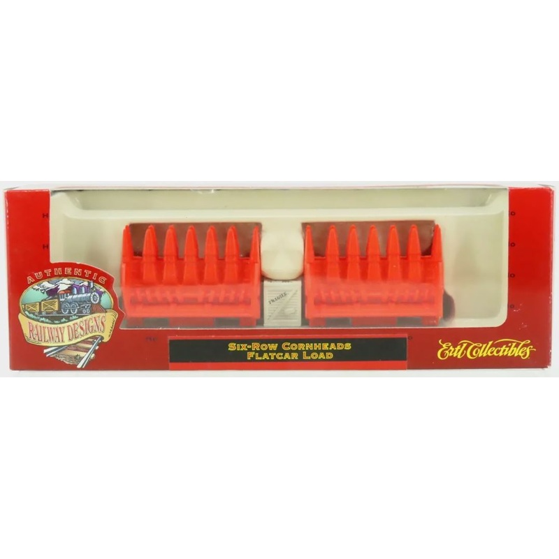 Ertl 4063 HO Six-Row Cornheads Flatcar Load MT/Box