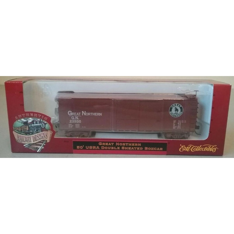 Ertl 4381 HO Scale Great Northern 50′ USRA Double Sheathed Boxcar #23900 MT/Box