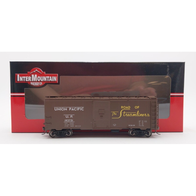 InterMountain 45815-30 HO Scale Union Pacific 10’6 1937 AAR Boxcar #193731 LN/Box