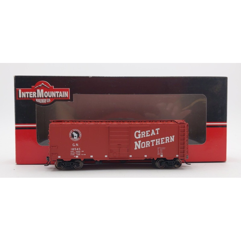 InterMountain 46002-26 HO Scale Great Northern 12 Panel 40′ Boxcar #18545 LN/Box