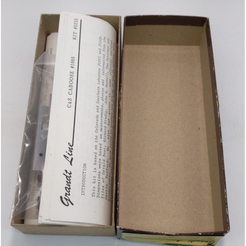 Grandt Line 5235 HOn3 Colorado & Southern Four-Wheel Caboose # 1005 Kit NIB