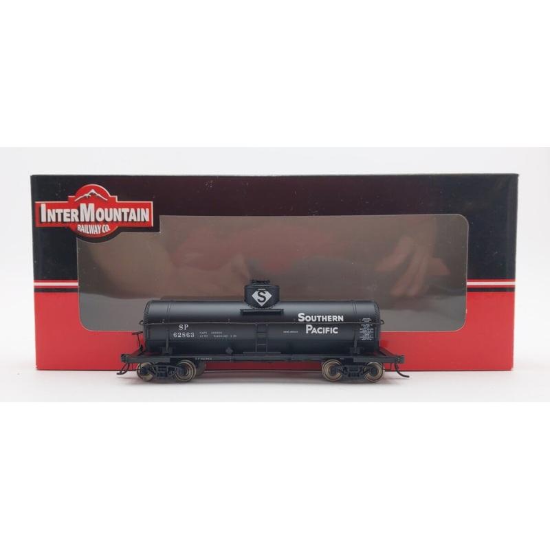 InterMountain 46212-27 HO Scale Southern Pacific 10,000 Gallon Tank Car #62863 EX/Box