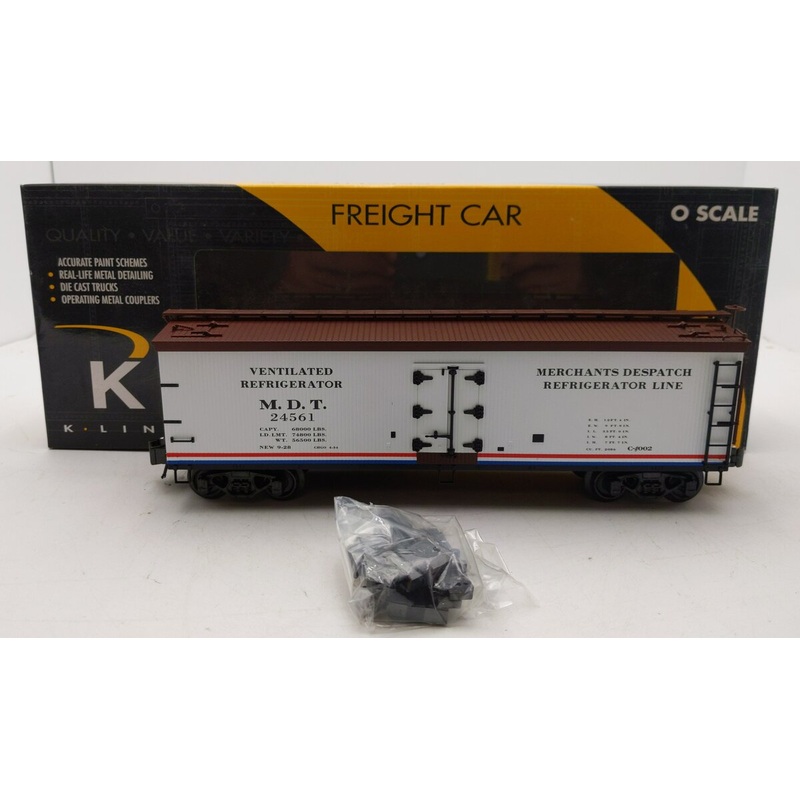 K-Line K742-8034O Gauge Merchants Despatch Refrigerator Car #24561 LN/Box