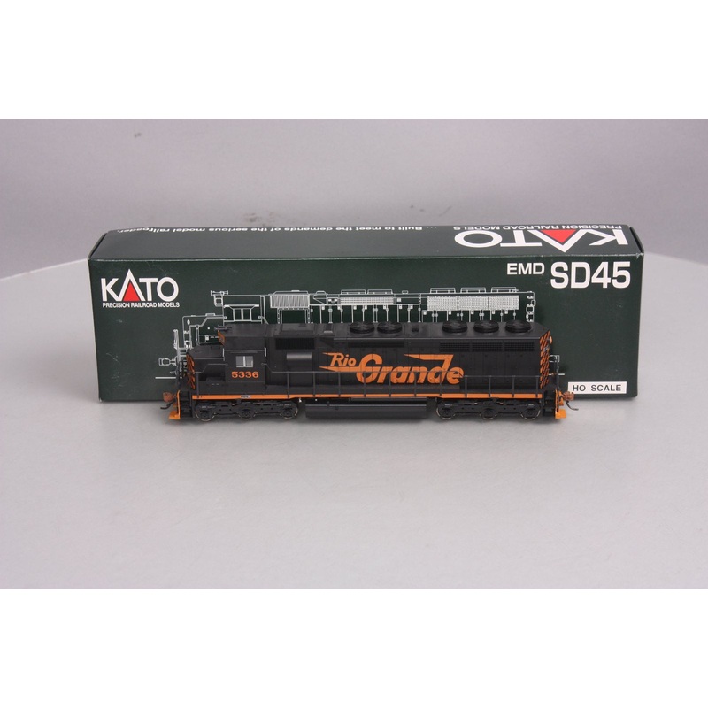 Kato 37-1743 HO Rio Grande EMD SD45 Diesel Locomotive #5336 NIB
