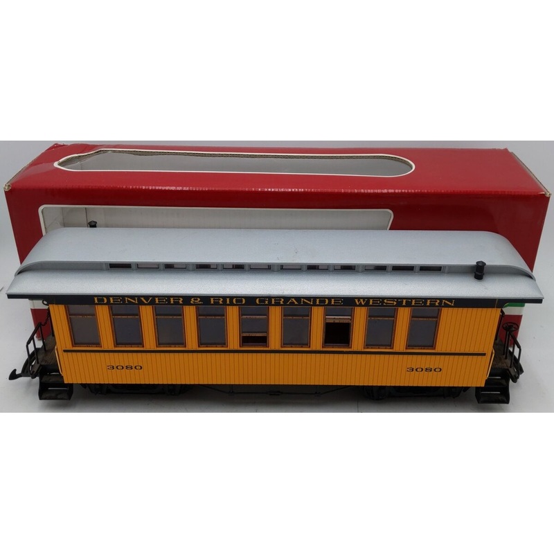 LGB 3080 G Scale Denver & Rio Grande Western Passenger Car #3080 EX/Box