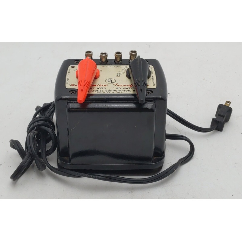 Lionel 1033 Vintage O 90 Watt Transformer w/ Whistle VG