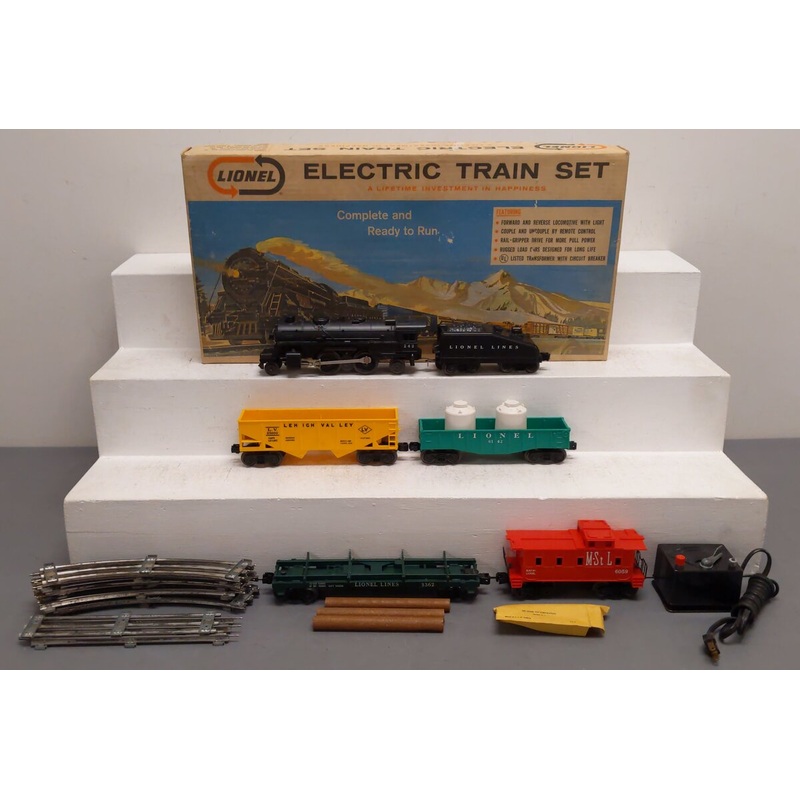 Lionel 11520 Vintage O 242 Steam Locomotive Set #25000, 6059, 6142 EX/Box