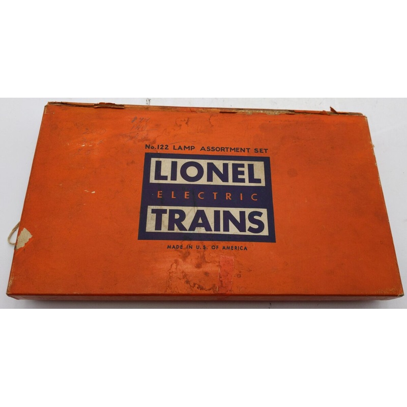 Lionel 122 Vintage O Assorted Lamp Set [64] VG/Box