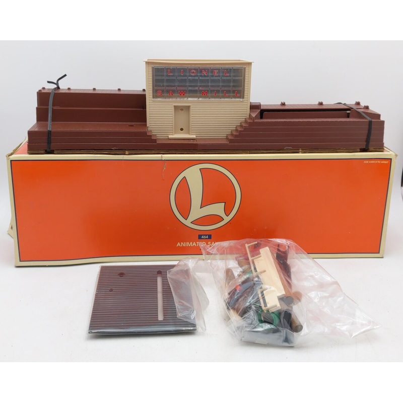 Lionel 6-12873 O Operating Sawmill with Brown Base LN/Box