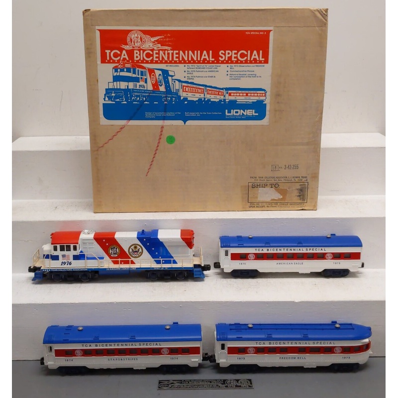 Lionel O Gauge TCA Bicentennial Special Set EX/Box