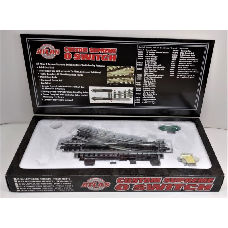 Atlas 96076 O-36 Solid Steel Right Hand Remote Switch LN/Box
