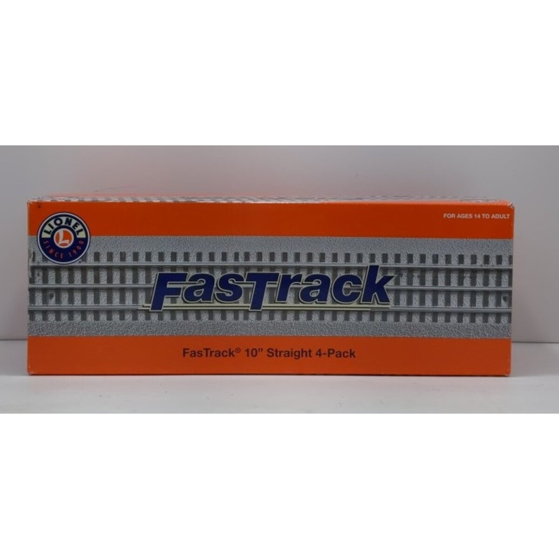Lionel 6-12032 O Straight FasTrack (Pack of 4) NIB