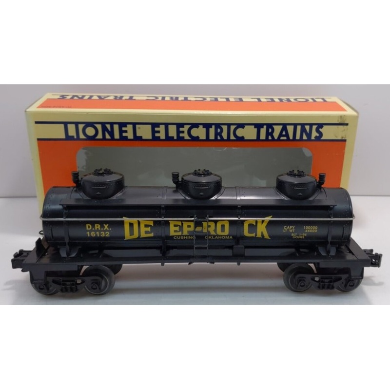 Lionel 6-16132 O Gauge Deep Rock Triple Dome Tank Car LN/Box