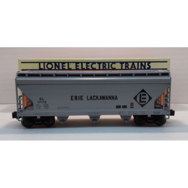 Lionel 6-17112 O Gauge Erie Lackawanna ACF Center Flow 3-Bay Hopper LN/Box