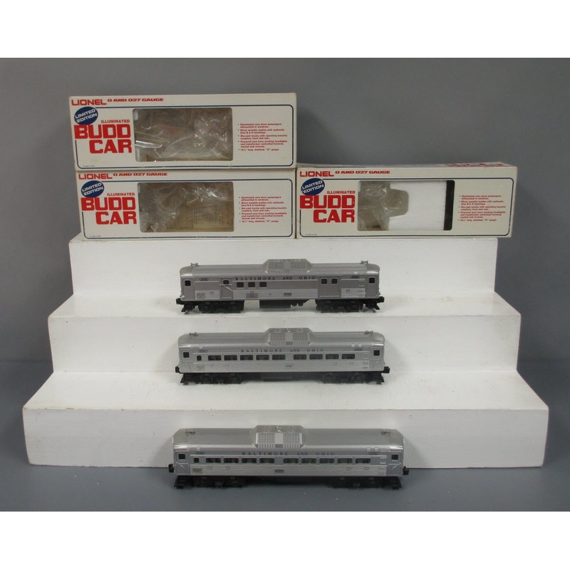 Lionel 6-1766 O Gauge Baltimore & Ohio RDC Service Station Special Set EX/Box