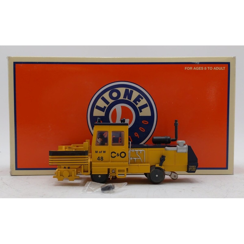 Lionel 6-18483 O Gauge Chesapeake and Ohio M of W Ballast Tamper VG/Box