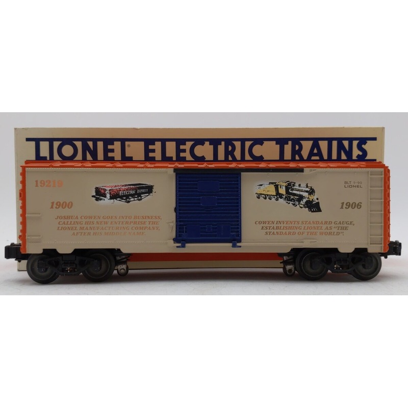 Lionel 6-19219 90th Anniv. Boxcar w/Railsounds EX/Box