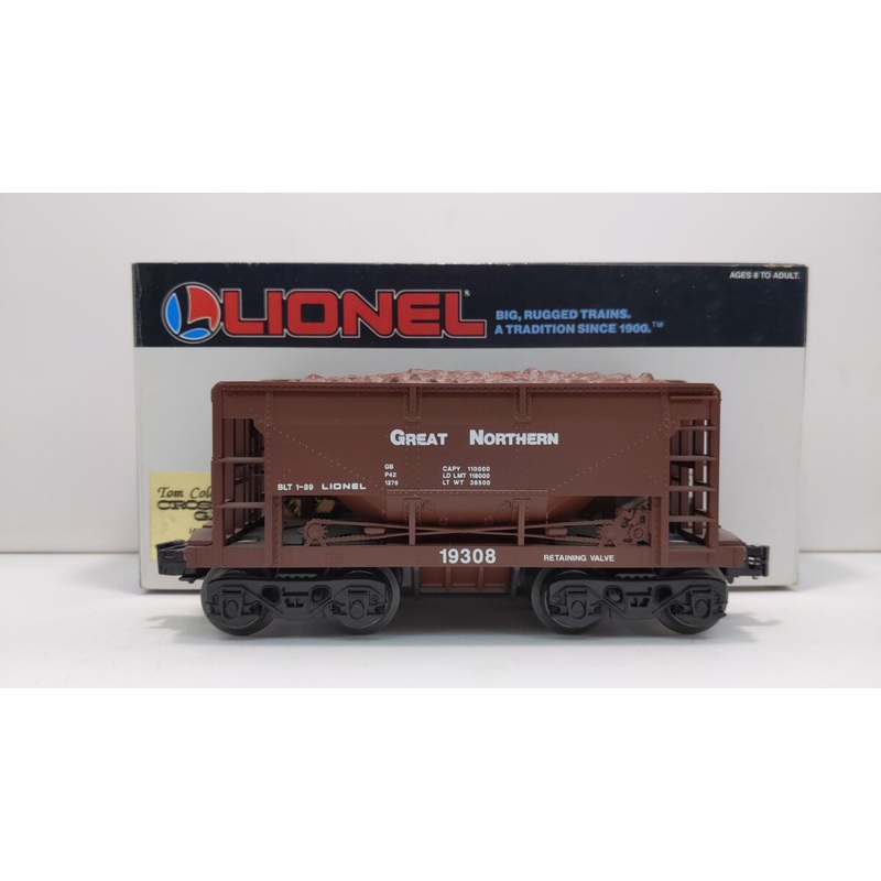 Lionel 6-19308 O Gauge Great Northern Ore Car with Ore Load #19308 LN/Box