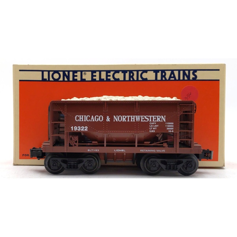 Lionel 6-19322 O Gauge Chicago & North Western Ore Car with Ore Load EX/Box